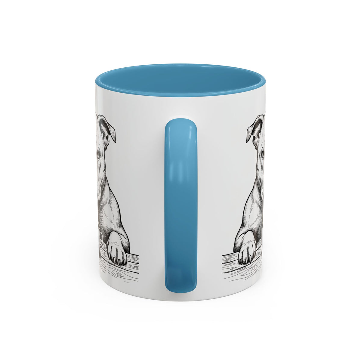 Grumpy Staffordshire Bull Terrier Coffee Club — Art Print / Mug