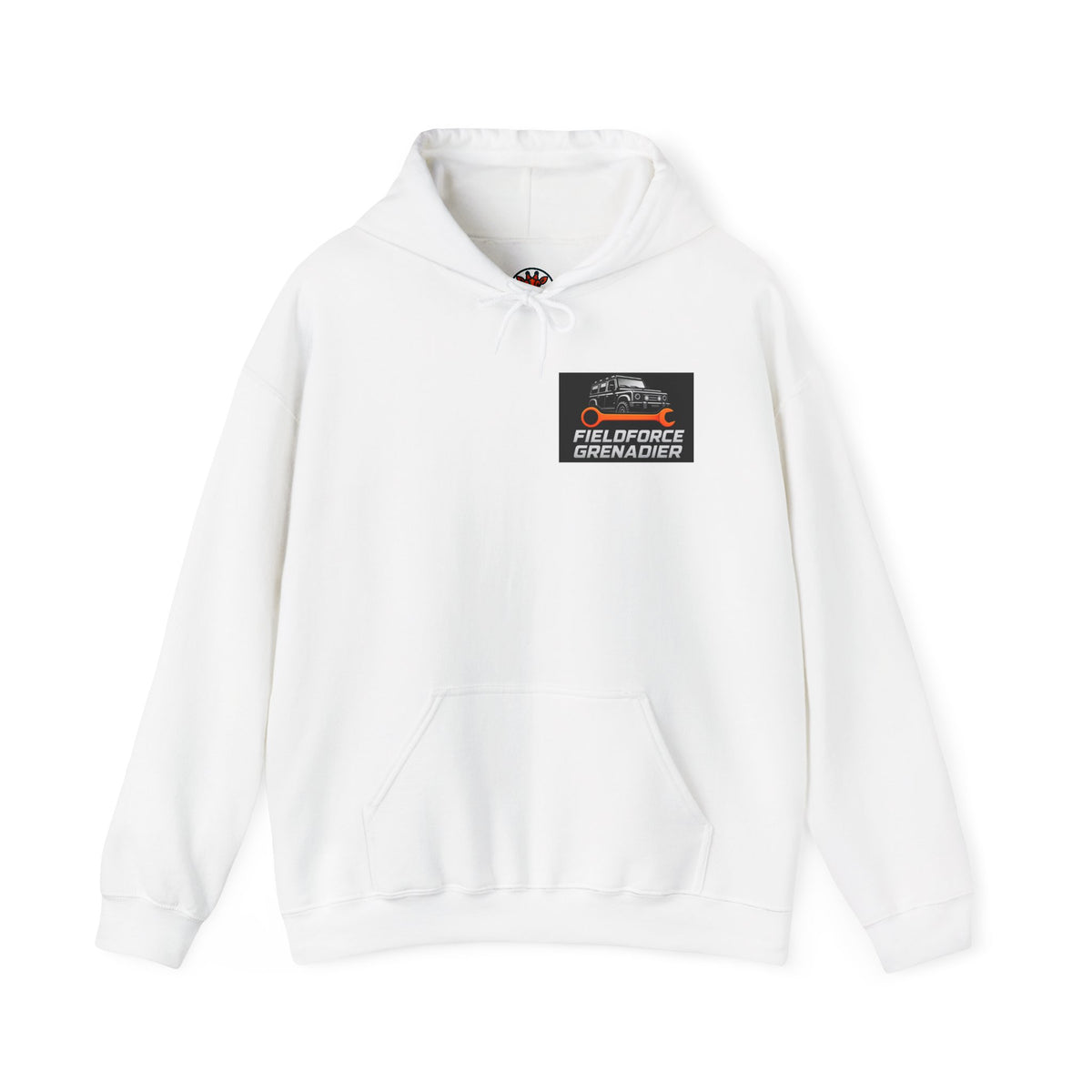 Fieldforce Grenadier Hoodie — Off‑Road Truck Wrench Logo Pullover