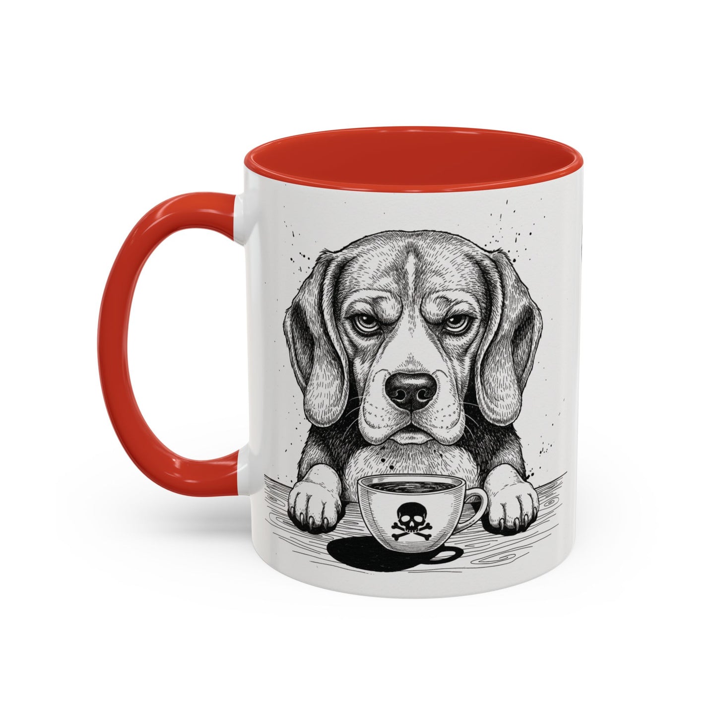 Grumpy Beagle Coffee Club — Art Print / Mug /