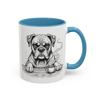 Grumpy Boxer Coffee Club — Art Print / Mug /