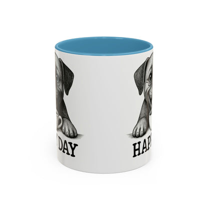 Playful boxer Dog Coffee Mug – Perfect Gift for Dog Lovers, Birthday Mug, Cute Pet Art, Happy Day Mug, Unique Animal Lover Gift