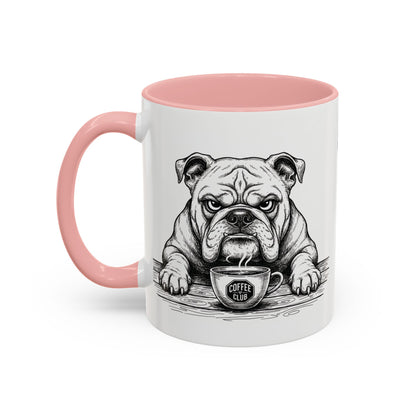 Grumpy Bulldog Coffee Club — Art Print / Mug /
