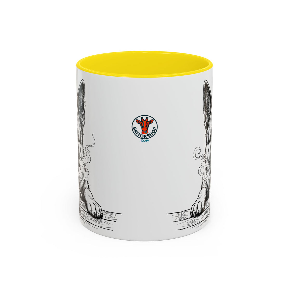 German Shepherd Mug —    Grumpy German Shepherd Coffee Club — Art Print / Mug /
