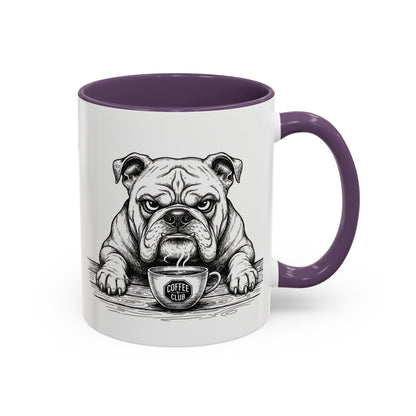 Grumpy Bulldog Coffee Club — Art Print / Mug /