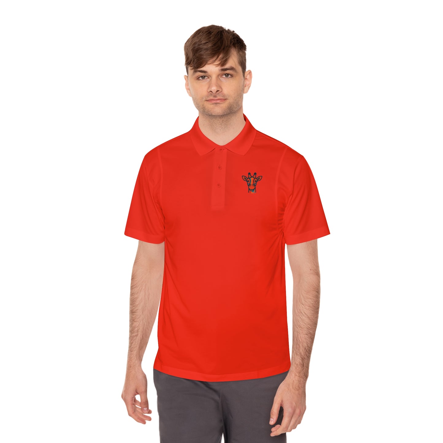 Men's Polo Shirt - Britor Shop Giraffe's Head Logo Classy Design