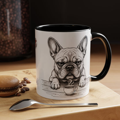Grumpy French Bulldog Coffee Club —  Mug