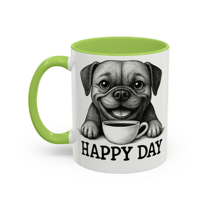 Playful boxer Dog Coffee Mug – Perfect Gift for Dog Lovers, Birthday Mug, Cute Pet Art, Happy Day Mug, Unique Animal Lover Gift