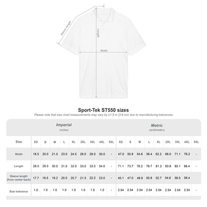 Embroidered Giraffe Polo Shirt — Lightweight White Performance Golf Polo
