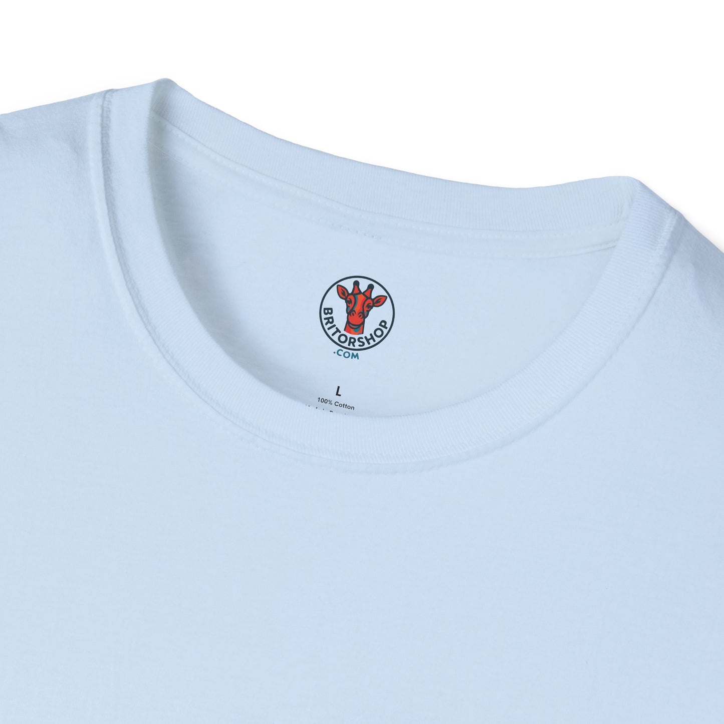 Minimal Crown Chest-Embroidered T-Shirt