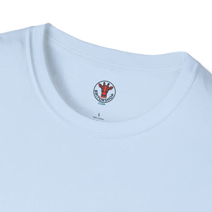 Minimal Crown Chest-Embroidered T-Shirt