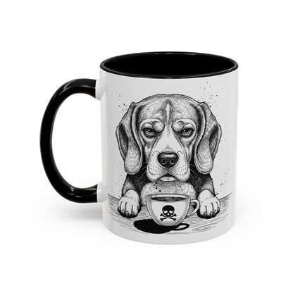 Grumpy Beagle Coffee Club — Art Print / Mug /