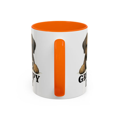 Grumpy Day Coffee Mug, shorkie, Funny Dog Mug, Pet Lover Gift, Morning Motivation, Coffee Lover Gift, Black Accent Mug