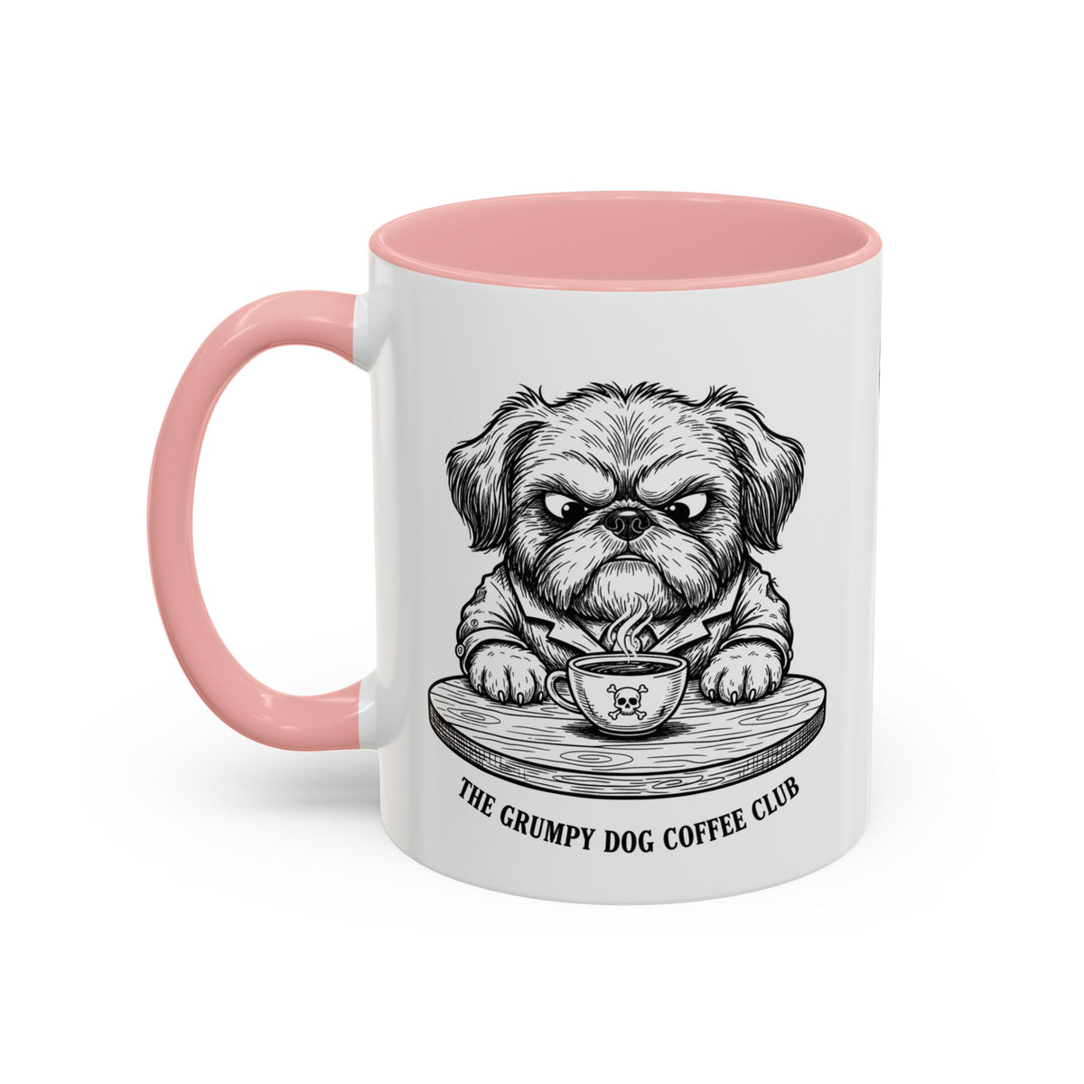Grumpy Shih Tzu Coffee Club — Art Print / Mug