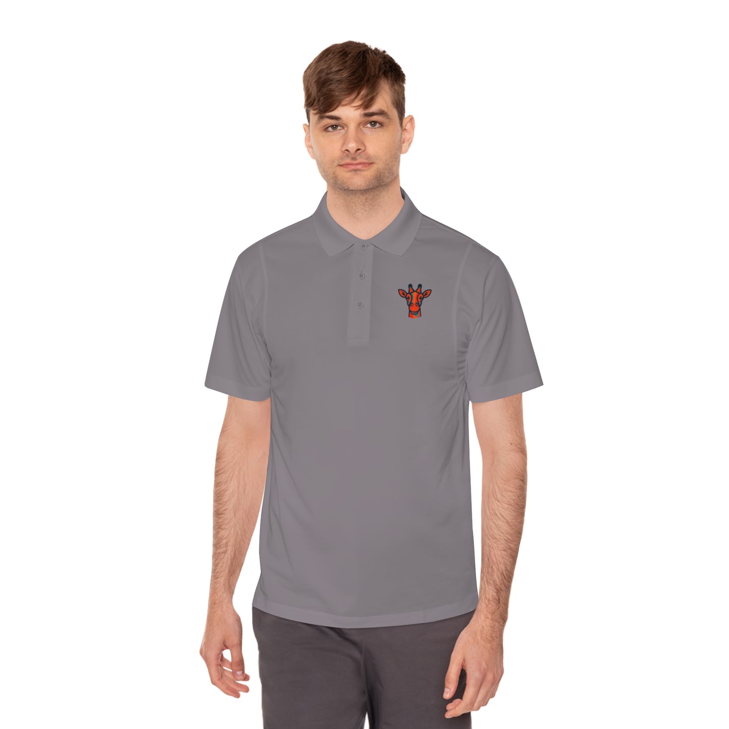 Men's Polo Shirt - Britor Shop Giraffe's Head Logo Classy Design