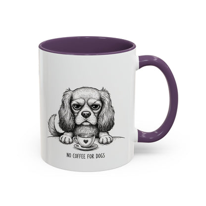Grumpy Cavalier King Charles Spaniel Coffee Club — Art Print / Mug /