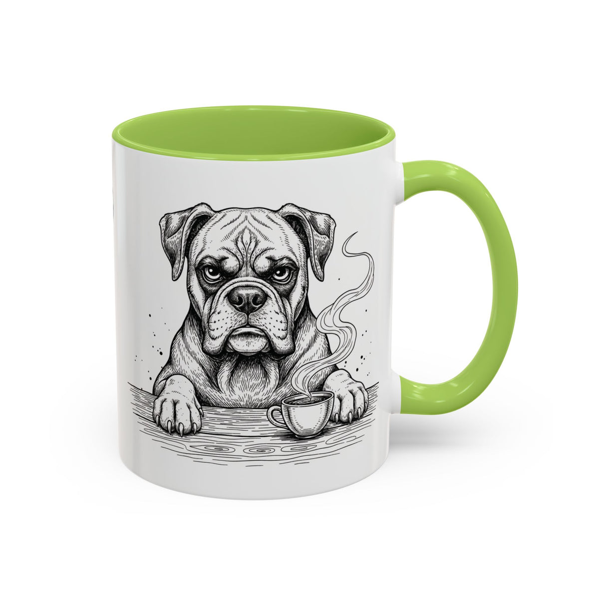Grumpy Boxer Coffee Club — Art Print / Mug /