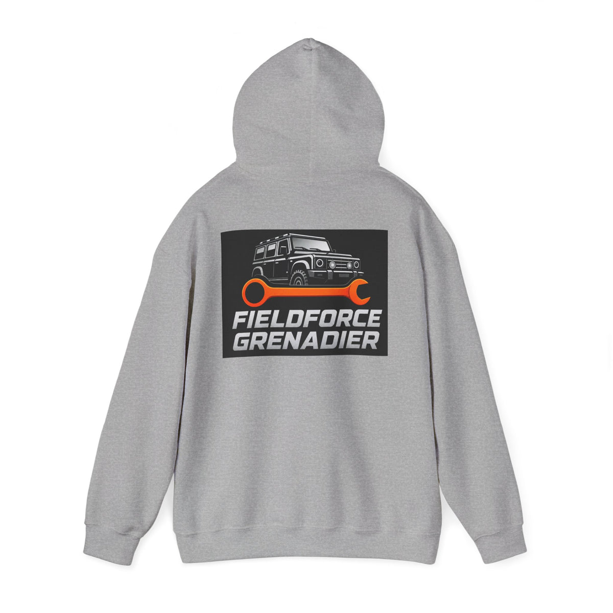 Fieldforce Grenadier Hoodie — Off‑Road Truck Wrench Logo Pullover