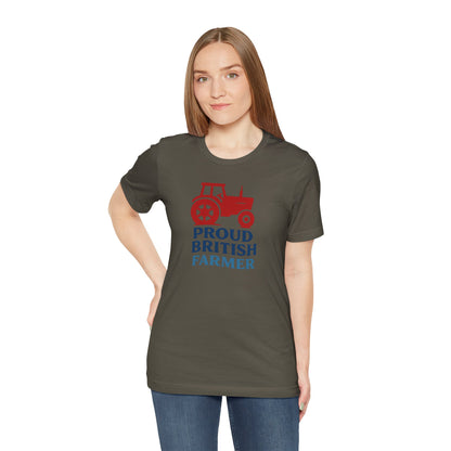 Unisex Tee - Proud British farmer