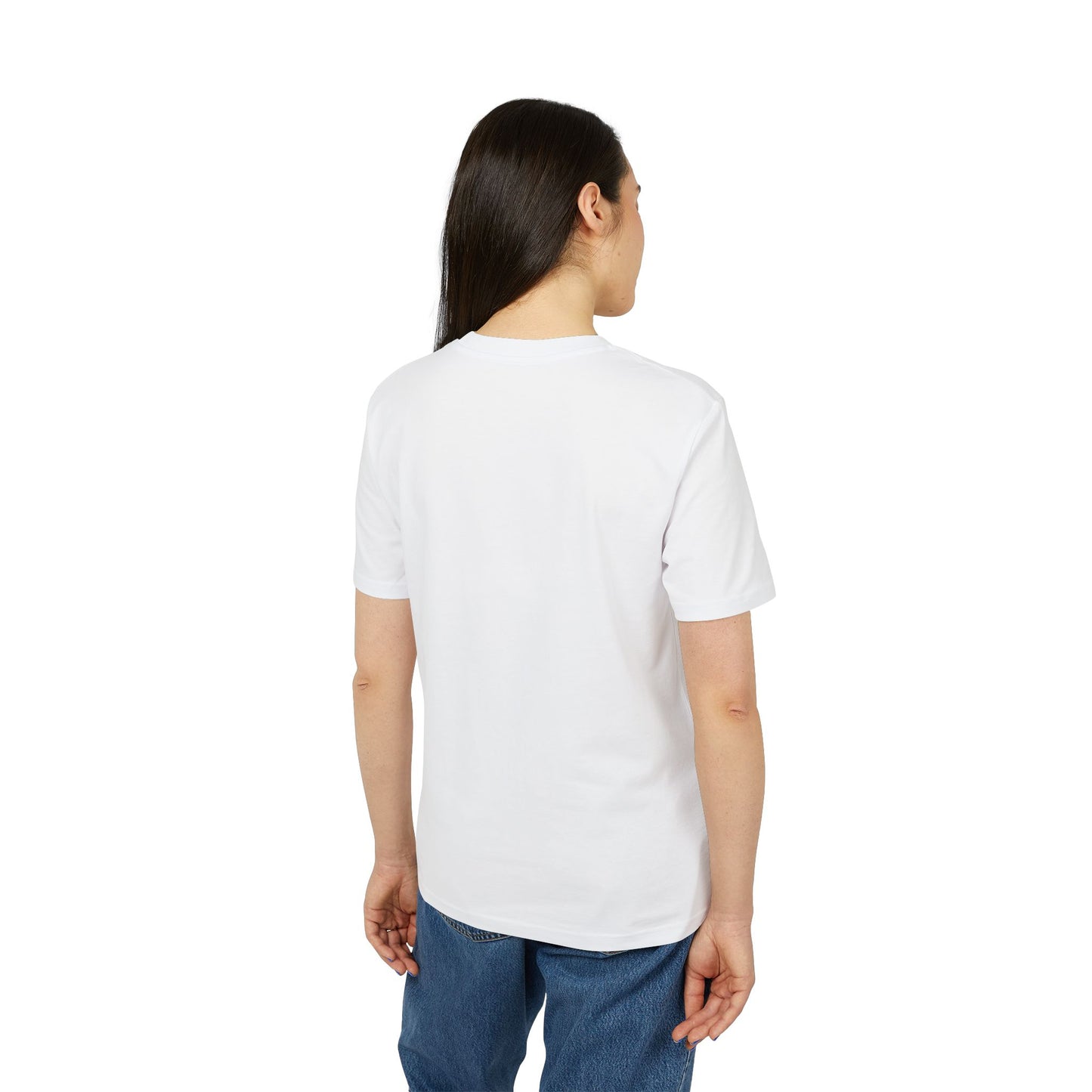 Britor classic Giraffe logo Mini Patch T-Shirt — Cute Chest Graphic Tee for Animal Lovers