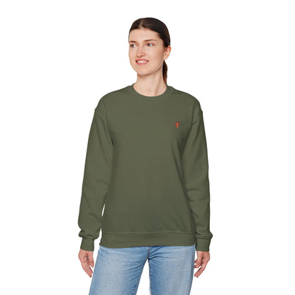 Embroidered Tiny Giraffe Britor classic Crewneck Sweatshirt — Minimal Animal Lover classy Pullover