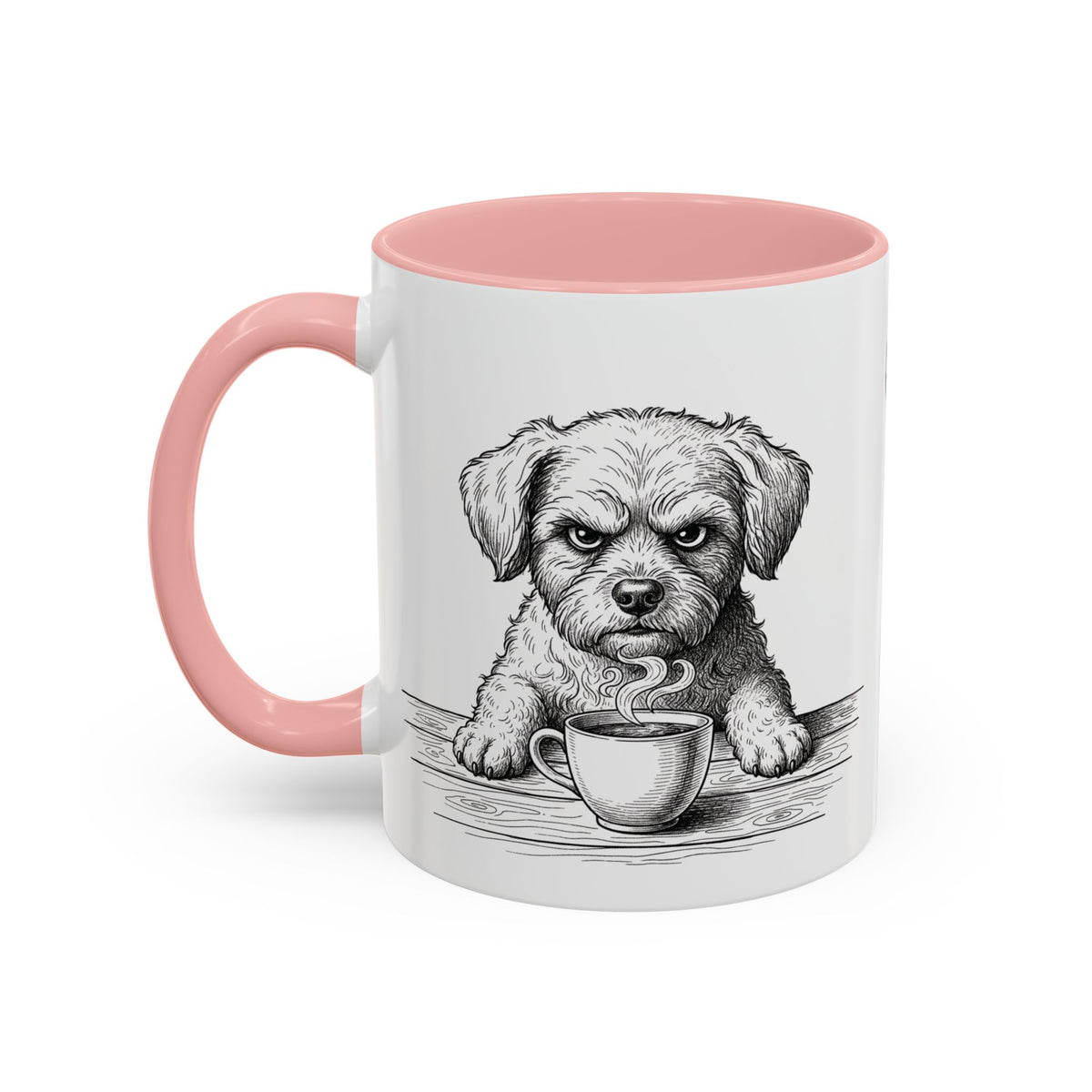 Grumpy Maltese Coffee Club — Art Print / Mug