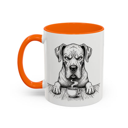 Grumpy Great Dane Coffee Club — Art Print / Mug