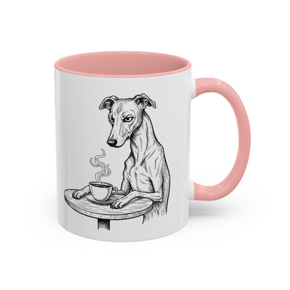 Grumpy Whippet Coffee Club — Art Print / Mug