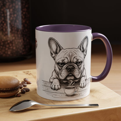 Grumpy French Bulldog Coffee Club —  Mug