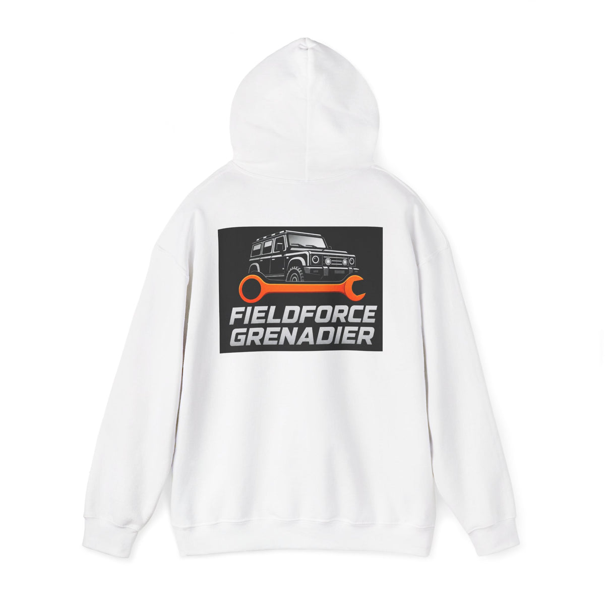 Fieldforce Grenadier Hoodie — Off‑Road Truck Wrench Logo Pullover