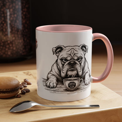 Grumpy Bulldog Coffee Club — Art Print / Mug /