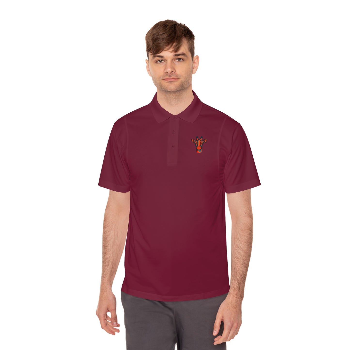Men's Polo Shirt - Britor Shop Giraffe's Head Logo Classy Design